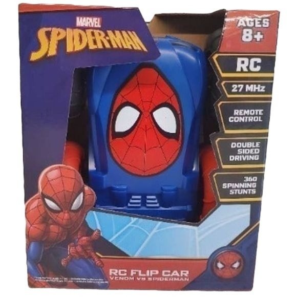 Marvel Toys Spiderman Rc Flip Car With Spiderman And Venom
